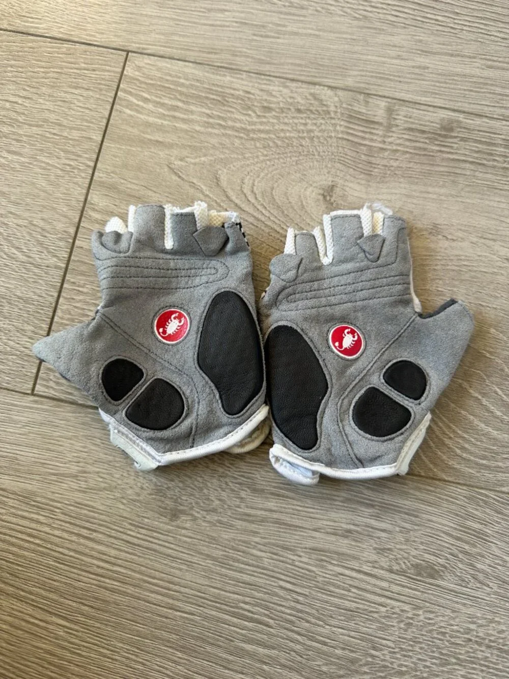 Castelli Rosso Corsa Cycling Gloves XS White/Black